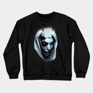 SPOOKY AND CREEPY RED EYED SPOOKY HALLOWEEN Crewneck Sweatshirt